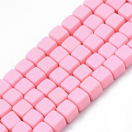 Handmade Polymer Clay Beads Strands X-CLAY-N008-061-08-1