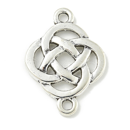 Tibetan Style Alloy Connector Charms TIBE-I026-6023AS-1