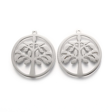 Non-Tarnish 304 Stainless Steel Pendants STAS-L245-011P-1