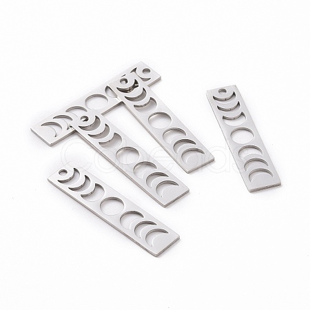 Tarnish Resistant 201 Stainless Steel Pendants STAS-S105-LA393-1-1