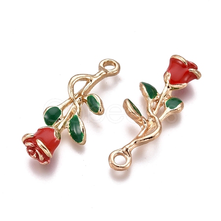 Alloy Enamel Pendants ENAM-I044-05A-1