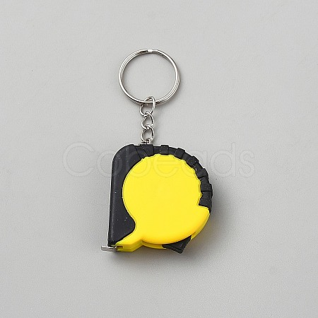 TPR & ABS & Stainless Steel Tape Measures AJEW-WH0481-61E-1