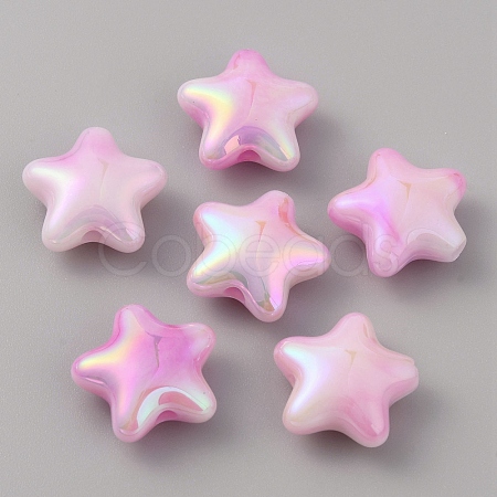 UV Platings Acrylic Beads LS-OACR-TAC0003-06E-1