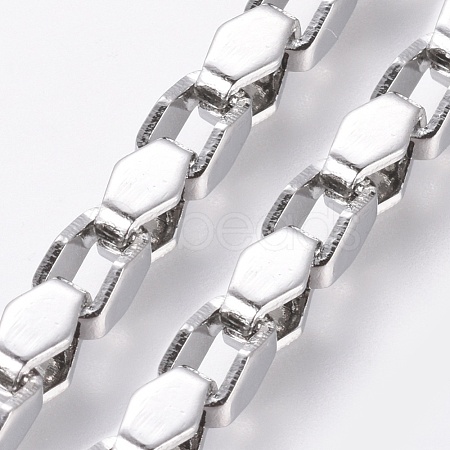 Non-Tarnish 304 Stainless Steel Venetian Chains CHS-E019-07P-1