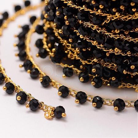 Handmade Glass Beaded Chains AJEW-P061-A08-1