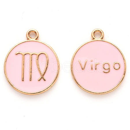 Alloy Enamel Pendants ENAM-S124-01A-09B-1
