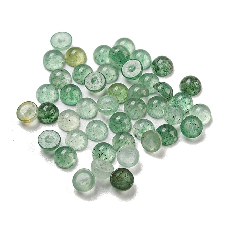 Natural Green Aventurine Cabochons G-H309-03-45-1