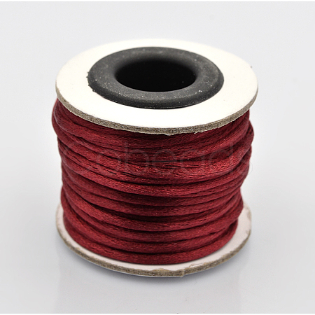 Nylon Satin Rattail Cords NWIR-O001-A-06-1