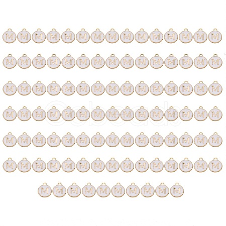 Golden Plated Enamel Alloy Charms ENAM-SZ0001-26A-M-1