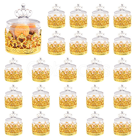 Transparent Plastic Candy Storage Boxes CON-WH0086-224-1