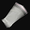 OPP Cellophane Bags, Rectangle, Clear, 15.5x6cm, Hole: 8mm, Unilateral Thickness: 0.035mm, Inner Measure: 10x6cm