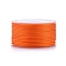 Polyester Braided Cords, for Jewelry Making Beading Crafting, Orange Red, 2mm, about 21.87 yards(20m)/roll