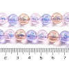 Handmade Foil Lampwork Beads Strands FOIL-K003-06B-15-4