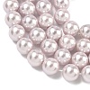 Electroplated Shell Pearl Beads Strands BSHE-G041-8mm-06-3