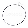 Waxed Cotton Cord Necklace Making MAK-S032-1.5mm-B01-2