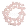 Natural Rose Quartz Beads Strands GG-CBA3D9B-12-2