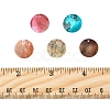 56Pcs 5 Colors Spray Painted Natural Akoya Shell Pendants SHEL-FS0001-09-5