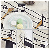 Piano Pattern Linen Tablecloth AJEW-WH0528-69B-4