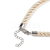 5MM Nylon Twisted Cord Necklace Making FIND-G096-01P-26-2