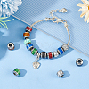 12Pcs 6 Colors 304 Stainless Steel European Beads STAS-UN0059-68-5