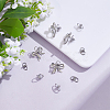 10Pcs Brass Ear Nuts KK-UN0004-78P-2