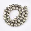 Electroplate Glass Beads Strands X-EGLA-S177-10A-06-2