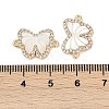 Brass Micro Pave Cubic Zirconia Pendants KK-U043-32G-01-3