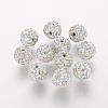 Polymer Clay Rhinestone Beads RB-K050-8mm-C30-1