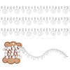 1Yard Round Crystal Glass Rhinestone Cup Chains DIY-PJ0001-43B-1
