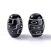 Tibetan Style dZi Beads TDZI-Z001-04-2
