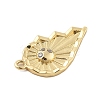 Brass Micro Pave Cubic Zirconia Pendants KK-L228-25A-G-3