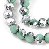 Electroplate Opaque Glass Beads Strands EGLA-A034-P4mm-M13A-3