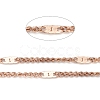 Ion Plating(IP) 304 Stainless Steel Figaro Chains CHS-N002-03RG-2