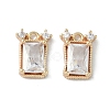 Brass Micro Pave Cubic Zirconia Pendant KK-H482-07G-1