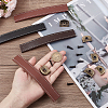 6 Sets 3 Colors PU Leather Drawer Handles DIY-GF0006-72-3