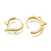 Brass Stud Earring Findings LS-KK-Q035-08G-2