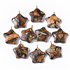 Assembled Synthetic Imperial Jasper and Bronzite Pendants G-S366-002A-1