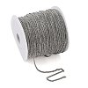 Iron Flat Double Link Chains CH-ZX009-4x3mm-P-4