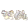 UV Plating Luminous Transparent Acrylic Beads OACR-P010-11C-2