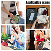 4Pcs 4 Colors Portable PU Leather Makeup Brush Bag AJEW-GA0004-46-7