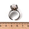 Natural Gemstone Cuff Open Rings GG-CBAB410-01-7