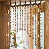Unfinished Wood Beads WOOD-OC0001-44-LF-5