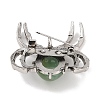 Natural Green Aventurine Brooches G-A224-01AS-01-2