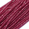 Lab Grown Red Corundum Beads Strands G-D0013-64-1-1