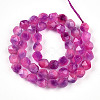 Dyed Natural White Jade Beads Strands G-T139-8mm-45M-3
