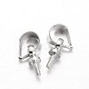 Brass Peg Bails Pendants KK-L134-03P-1