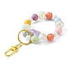 Resin & Acrylic Beaded Wristlet Charm Keychains KEYC-JKC00496-4