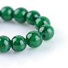 Natural Dyed Yellow Jade Gemstone Bead Strands G-R271-10mm-Y14-1