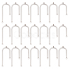 30Pcs 304 Stainless Steel Asymmetric Length Chandelier Component Links STAS-UN0049-34-1