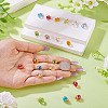 20Pcs Glass Pendants PALLOY-TA00240-6